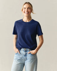 Women's Cotton Crew Tee - Carolina Blue