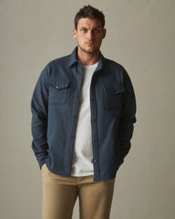 Unisex Redwood Fleece Overshirt - Heritage Navy