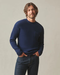 Men's Waffle Pocket Long Sleeve - Pageant Blue