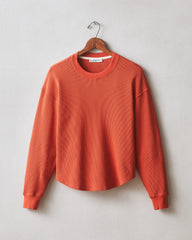 Women's Thermal Crew - Tiger Lily