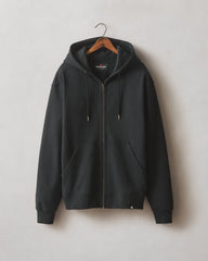 Men's Relaxed Classic Full Zip - Black