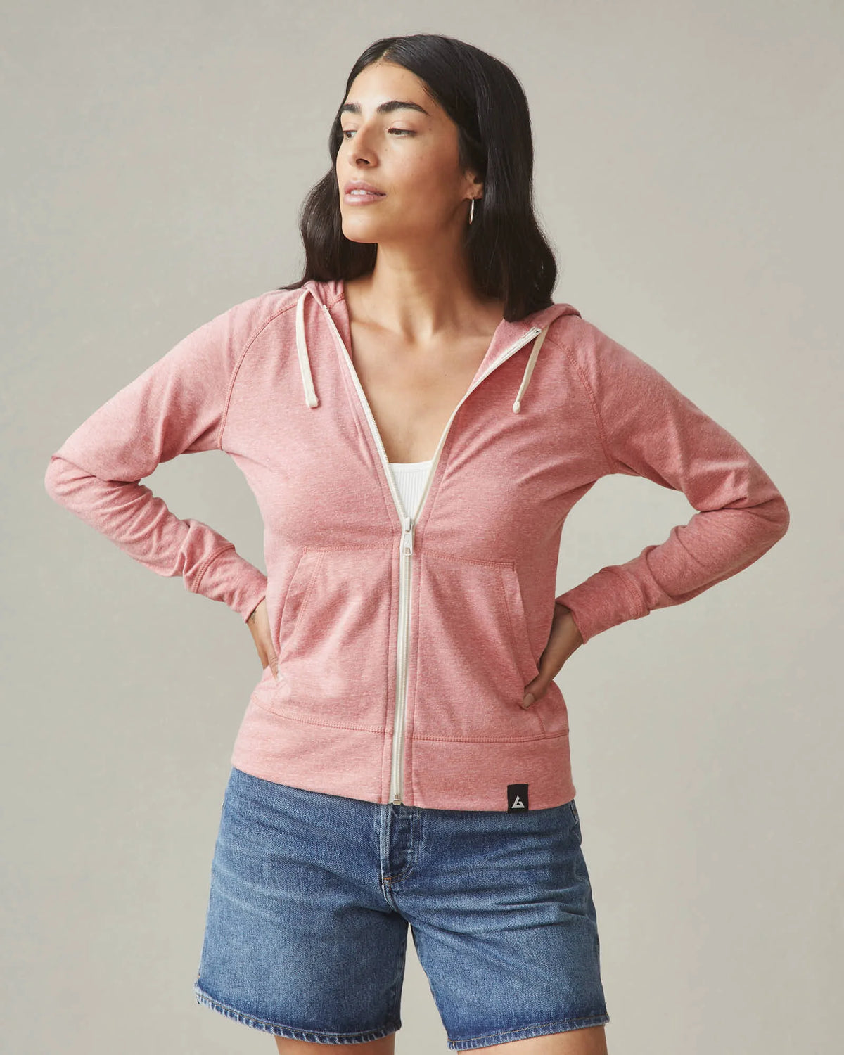 Women's Lightweight Full Zip - Red Terra