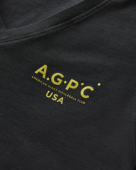 AGPC: Women's Classic Cotton V-Neck Tee - Black
