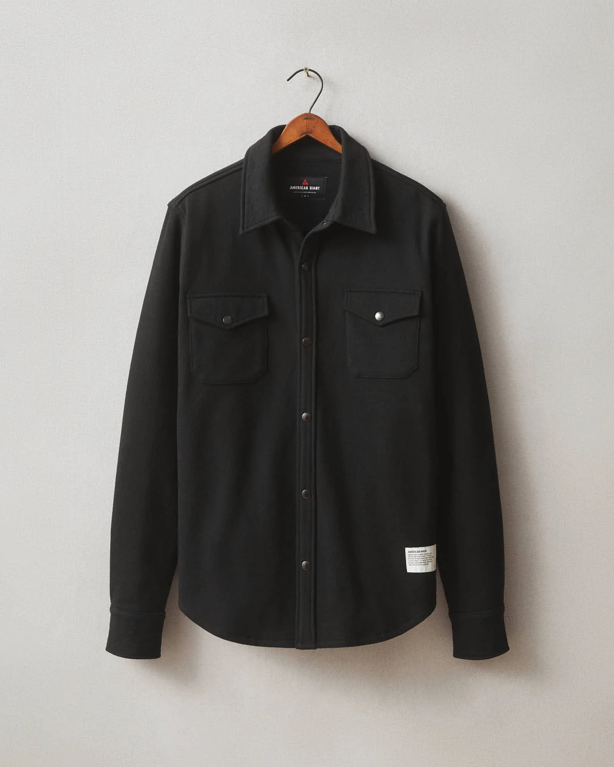 Unisex Redwood Fleece Overshirt - Black