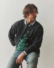 Unisex Lettermen Jacket - Black
