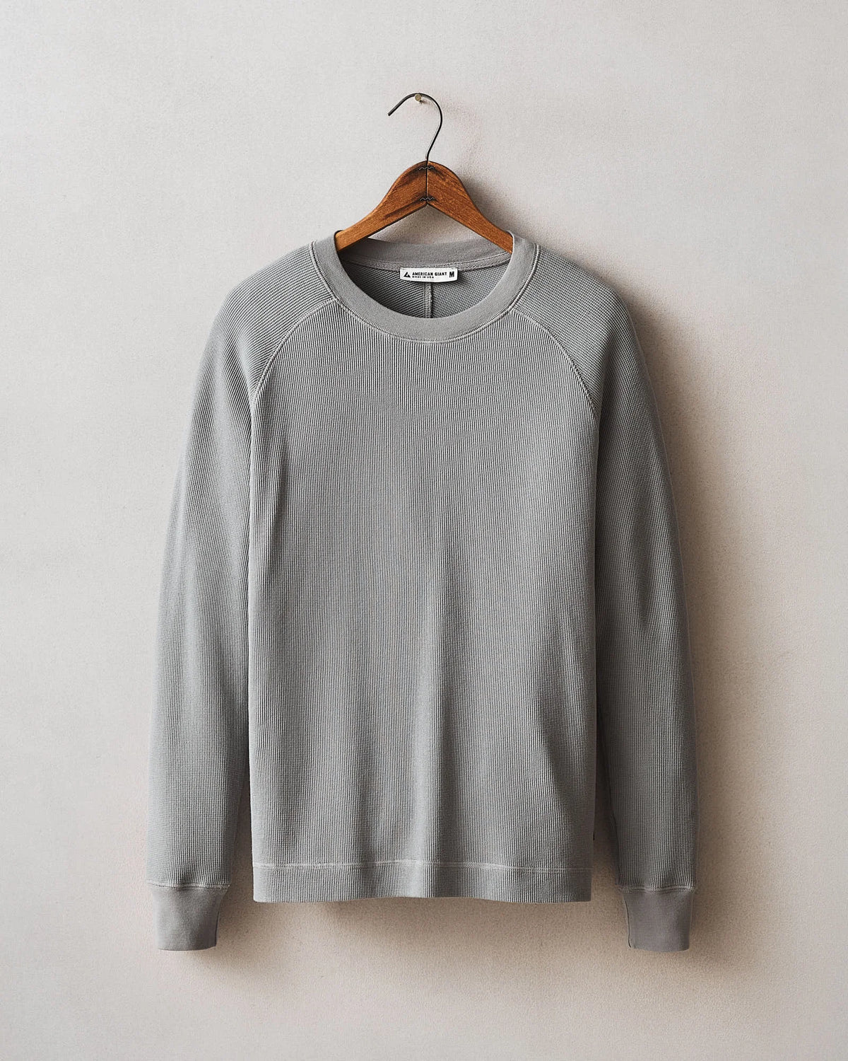 Men's Thermal Long Sleeve Crew Tee - Sharkskin