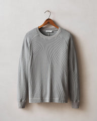 Men's Thermal Long Sleeve Crew Tee - Sharkskin