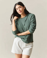 Women's Thermal Hoodie - Dark Forest