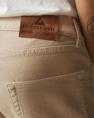 Men's Roughneck Pant Straight Contrast Stitch - Toasted Sesame