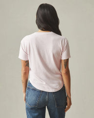Women's Hemp Jersey Crew Tee - Ballerina