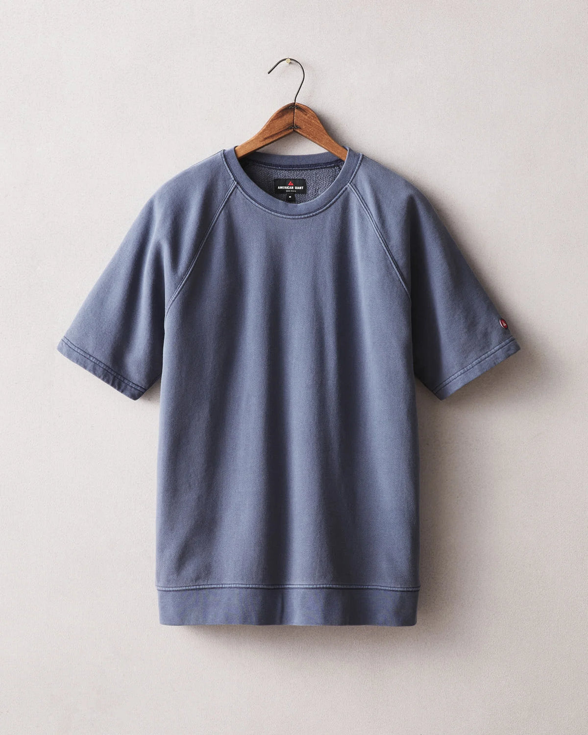 Men's French Terry Tee - Vintage Crown Blue