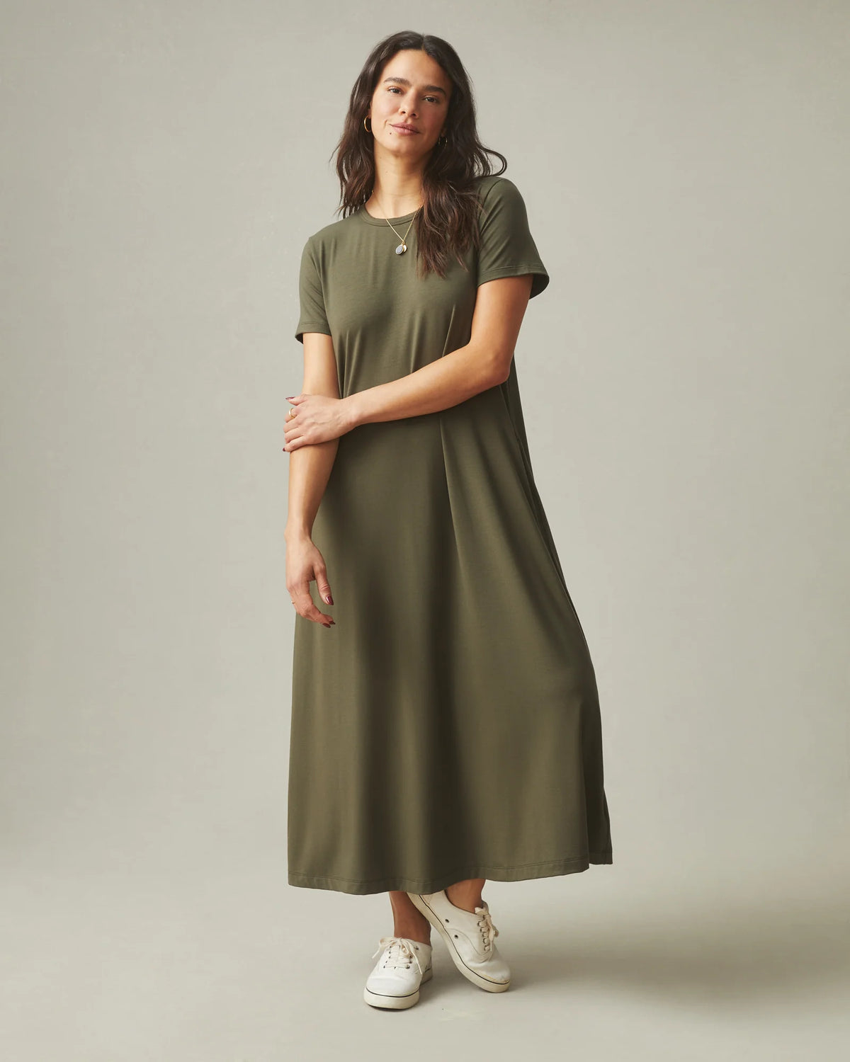 Women's Flex Maxi Dress - Olive