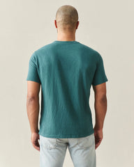 Men's Premium Slub Crew Tee - Atlantic Deep