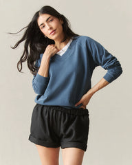Women's French Terry V-Neck - Spellbound