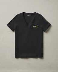 AGPC: Women's Classic Cotton V-Neck Tee - Black