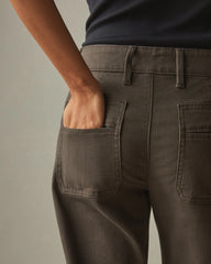 Women's Wide Leg Pant - Dark Coffee