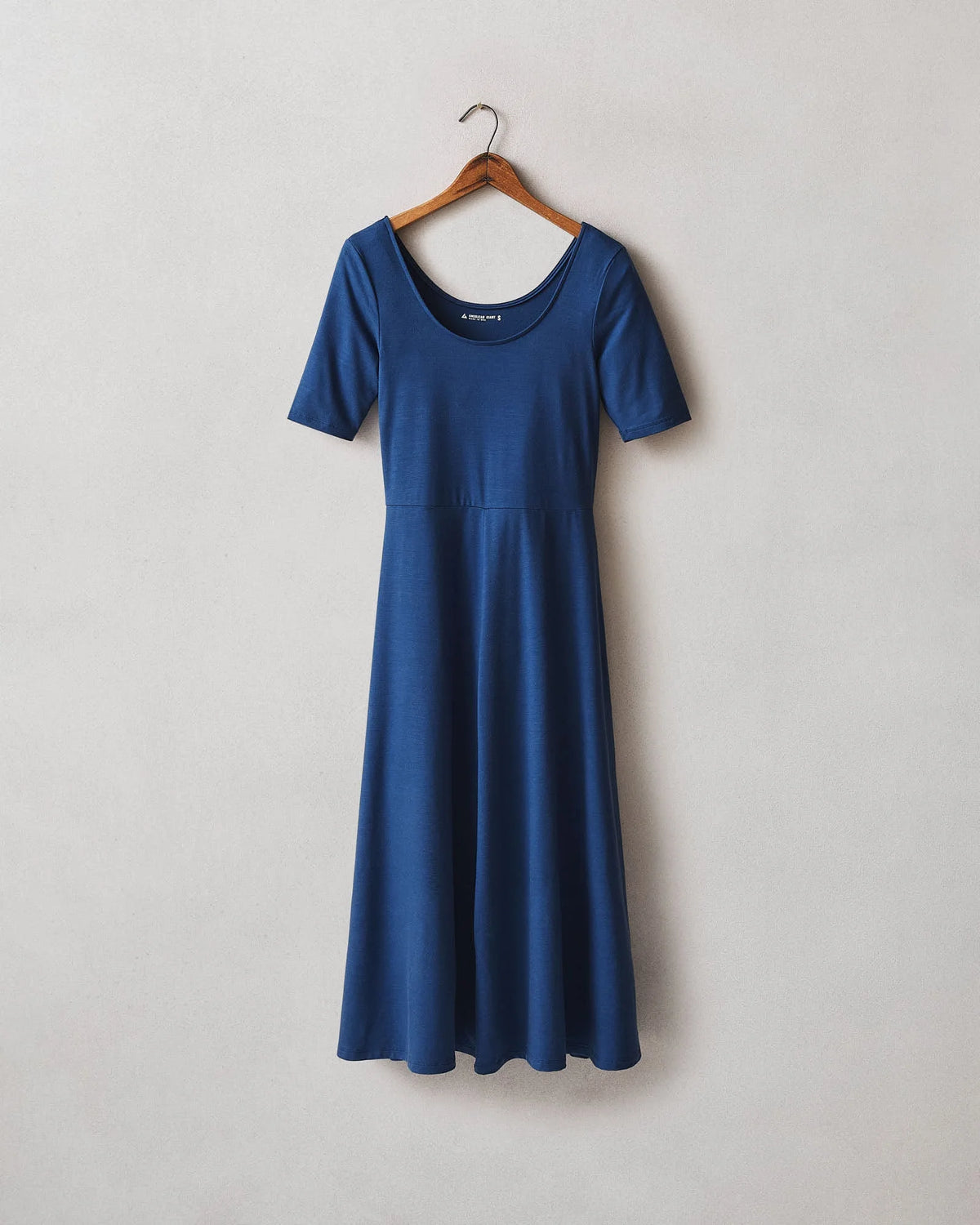 Women's Short Sleeve Flex Dress - Estate Blue