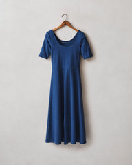 Women's Short Sleeve Flex Dress - Estate Blue