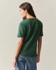 Women's Premium Slub Pocket Tee - Pineneedle