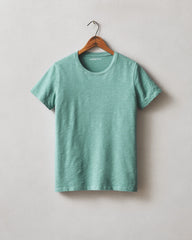 Women's Premium Slub Crew Tee - Oil Blue