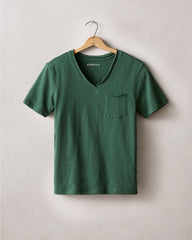 Women's Premium Slub Pocket Tee - Pineneedle