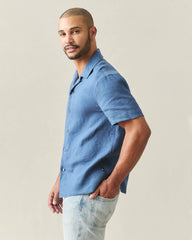 Men's Camp Shirt - Ensign Blue