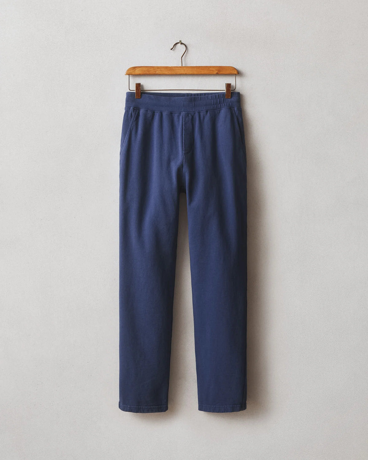Men's French Terry Straight Pant - True Navy