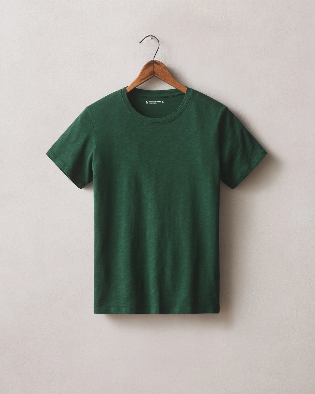 Women's Premium Slub Crew Tee - Dark Green
