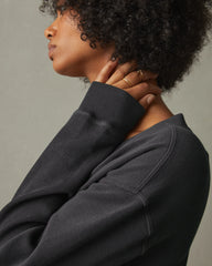 Women's Cotton V-Neck Sweater - Stone