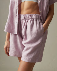 Women's Linen Short - Keepsake Lilac