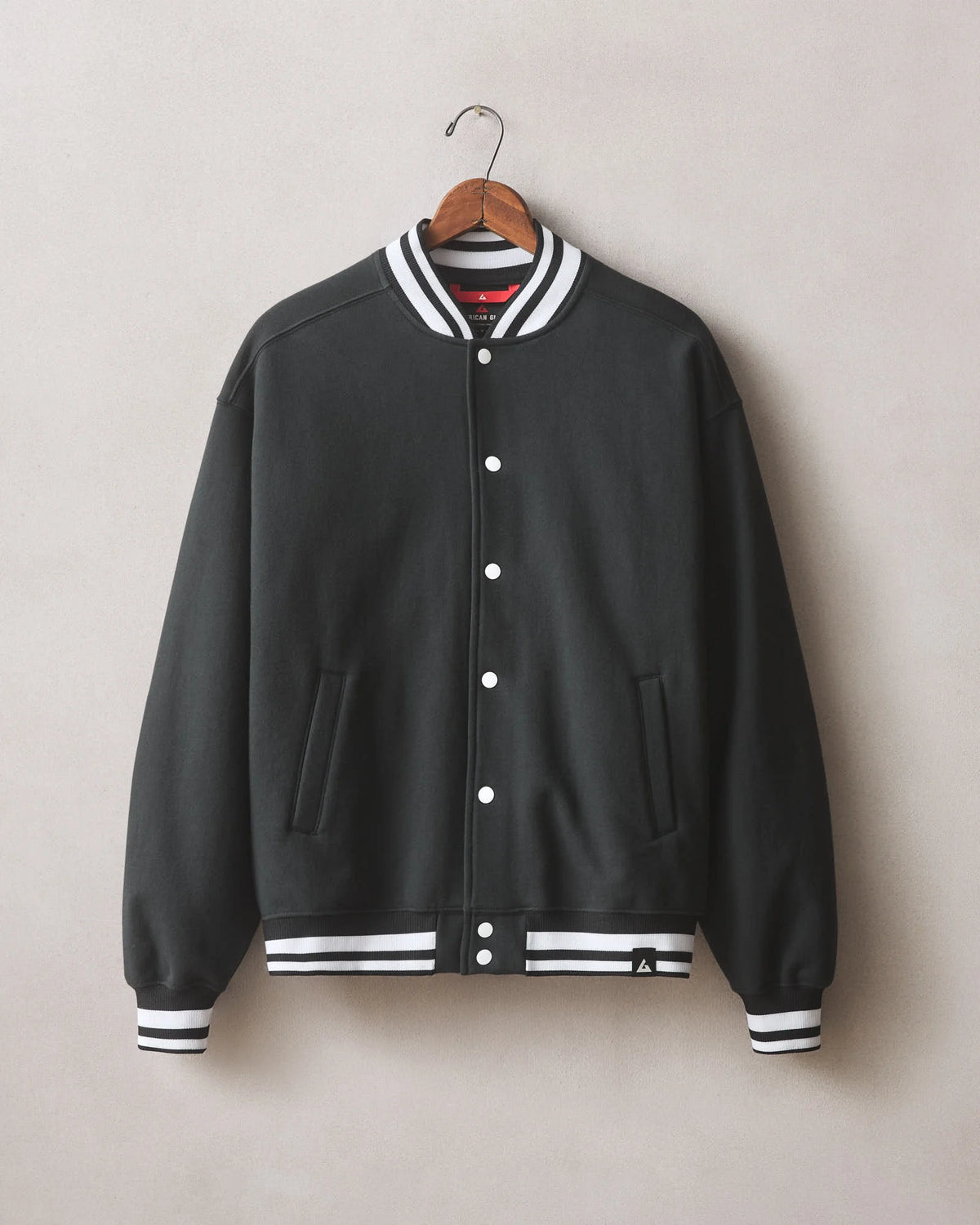 Unisex Lettermen Jacket - Black
