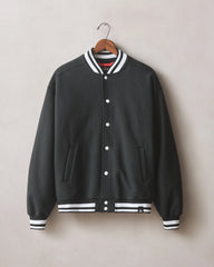 Unisex Lettermen Jacket - Black