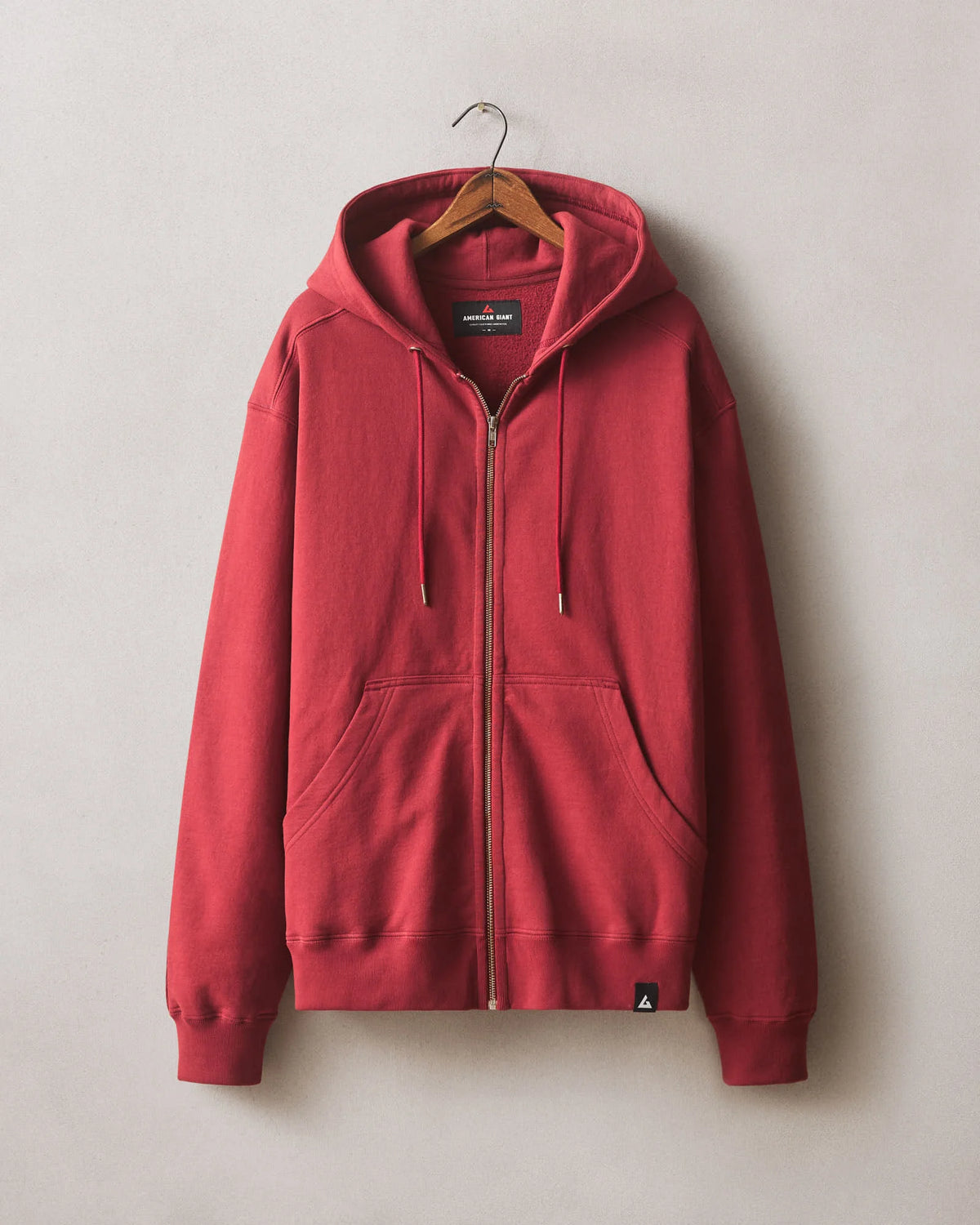 Men's Relaxed Classic Full Zip - Sundried Tomato
