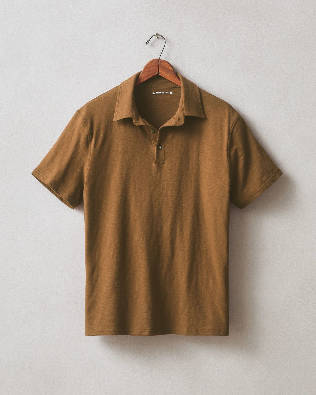 Men's Premium Slub Polo - Tapenade