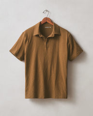 Men's Premium Slub Polo - Tapenade
