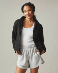 Women's Relaxed Classic Full Zip - Black