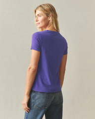 Women's Classic Cotton Crew Tee - Purple Opulence