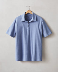 Men's Hemp Polo - Colony Blue