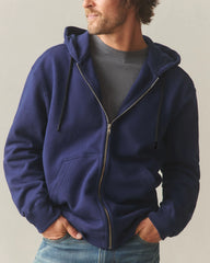 Men's Relaxed Classic Full Zip - Blueprint