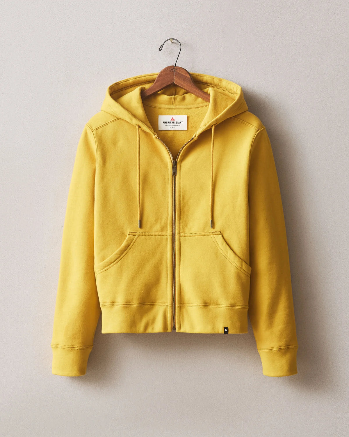 Women's relaxed Classic Full Zip - Nugget Gold