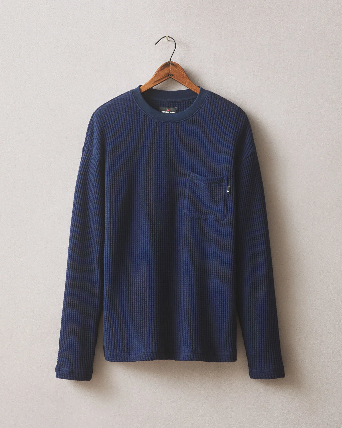 Men's Waffle Pocket Long Sleeve - Pageant Blue