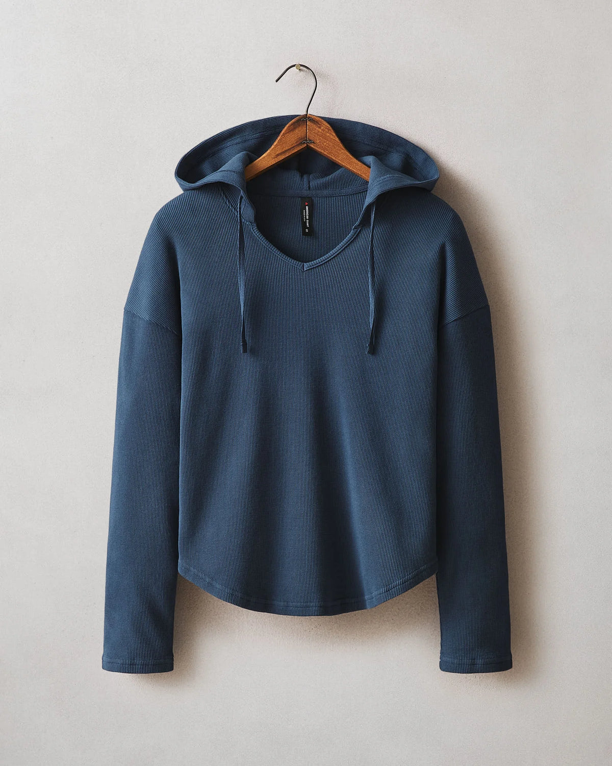 Women's Thermal Hoodie - Dark Denim