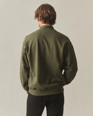 Men's Fleece Bomber Jacket - Deep Olive
