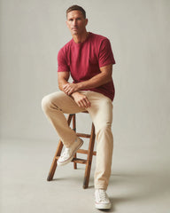 Men's Premium Slub Crew Tee - Syrah