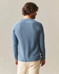 Men's Thermal Long Sleeve Crew Tee - Bluefin