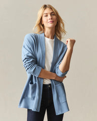 Women's French Terry Cardigan  - Infinity