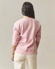 Women's Midweight Crewneck - Silver Pink