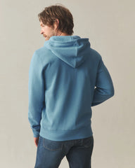 Men's Midweight Full Zip - Adriatic Blue