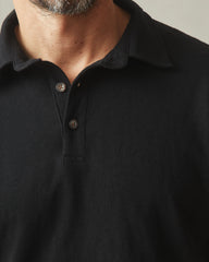 Men's Premium Slub Polo - Black