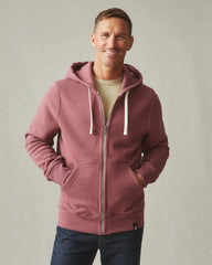 Men's Midweight Full Zip - Wild Ginger